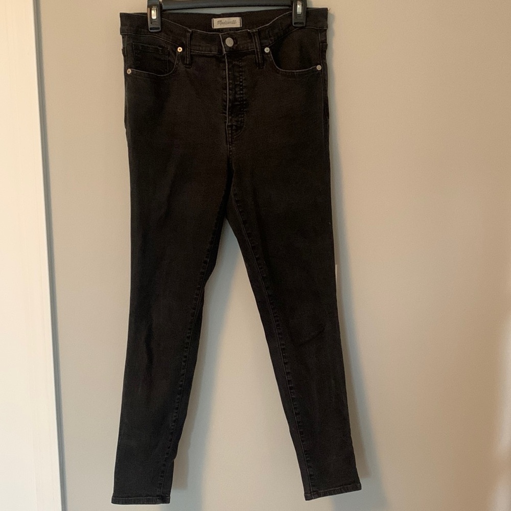 Madewell 9” high rise skinny jeans, size 31